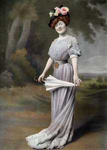 French Comedian Amelie Dieterle as Blanche in Play 