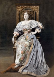 French Comedian Julia Bartet as Marion de Lorme in Play 