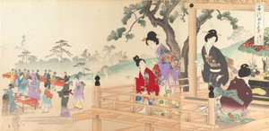 Chiyoda Castle Album of Women, 1895 by Chikanobu Yoshu