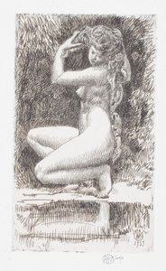 Egeria by Childe Frederick Hassam