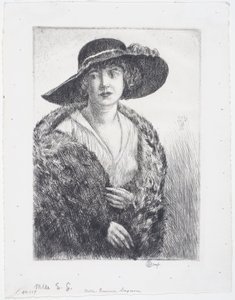 Mlle Erminie Gagnon by Childe Frederick Hassam
