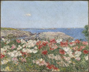 Poppies on the Isles of Shoals by Childe Frederick Hassam