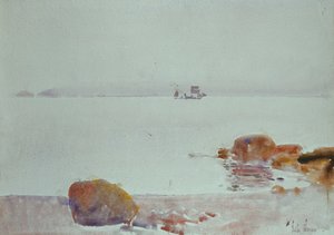 Seascape by Childe Frederick Hassam