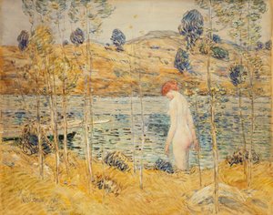 The River Bank by Childe Frederick Hassam