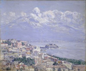 Vesuvius by Childe Frederick Hassam