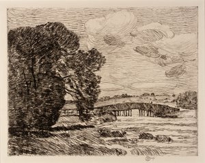 Bridge at Old Lyme by Childe Hassam