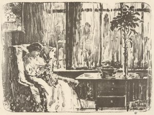 Broad Curtain by Childe Hassam