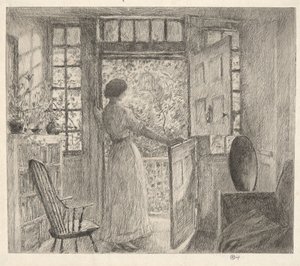 Dutch Door by Childe Hassam