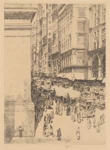 Fifth Avenue, Noon by Childe Hassam