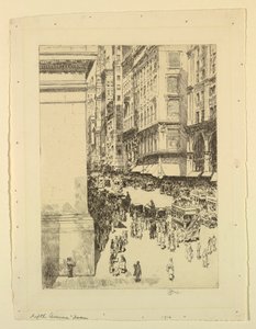 Fifth Avenue, Noon by Childe Hassam