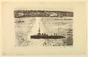 French Cruiser by Childe Hassam
