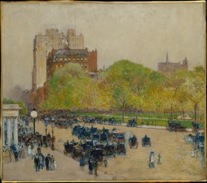 Spring Morning in the Heart of the City by Childe Hassam