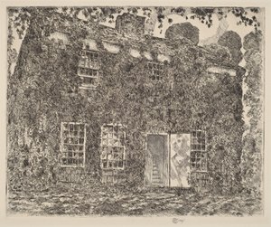 Home Sweet Home Cottage, No. 3, Easthampton by Childe Hassam