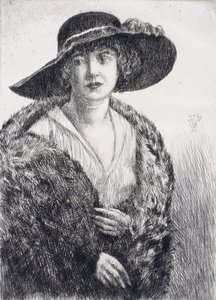 Miss Erminie Gagnon by Childe Hassam