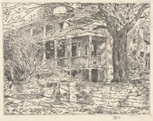 Old House, Cos Cob, 1915