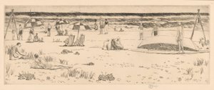 The Beach Club, Easthampton by Childe Hassam