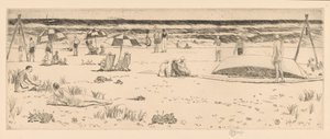 The Beach Club, Easthampton by Childe Hassam