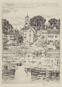 The Church Tower, Portsmouth by Childe Hassam