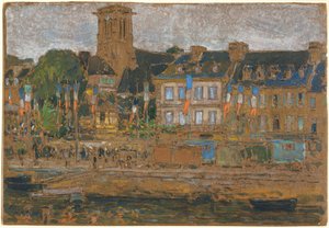 The Festival of Lannion by Childe Hassam