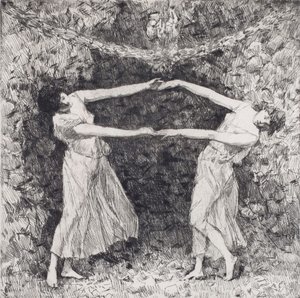 The Laurel Dance by Childe Hassam