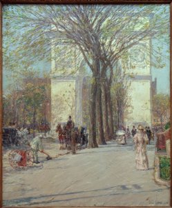 Washington Arch, Spring