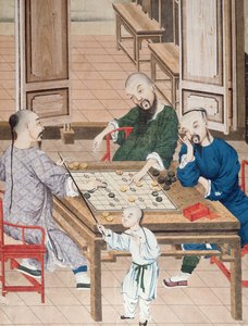 A game of strategy in China, late 18th century