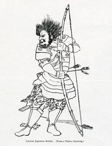 An Ancient Japanese Archer (Illustration from 