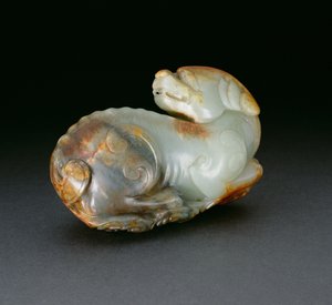Buddhist Lion by Chinese School