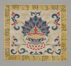 Eight Buddhist precious things, lotus, 17th century
