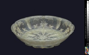 Floral design dish, 19th century by Chinese School
