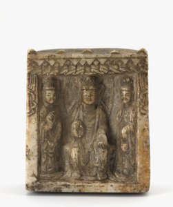 Four-Sided Miniature Stele, Possibly Western Wei Dynasty by Chinese School