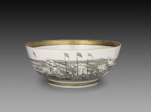 Punch Bowl, c.1800 by Chinese School