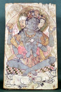 Shiva from Dandan-Uiliq, Khotan, c.500-527 BC by Chinese School