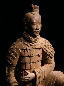 Terracotta Army Warrior, Mausoleum of Emperor Qin Shi Huang by Chinese School