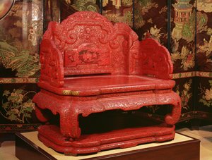 Throne of the Emperor Chien Lung by Chinese School