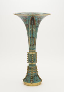 Vase shaped like an archaic gu, 1662-1722 by Chinese School
