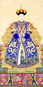 Empress Jing Xian (c.1681-1731), 1st consort of Emperor Yongzheng (1678-1735) by Chinese School Chinese School
