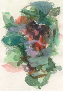 Abstract composition, Organic forms/plant series, 2021 by Ching Fun Tso