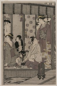 Morning Glory (from the Series The Tale of Genji in Elegant Modern Dress) by Chobunsai Eishi