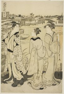 Ono no Komachi at Seki Temple, from the series 