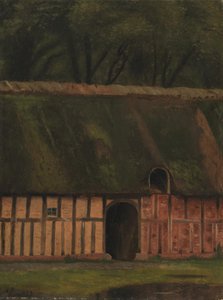 A Half-Timbered Building at Krabbesholm by Christen Dalsgaard