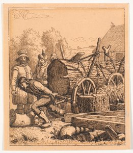 Illustration for St. St. Blicher, The Three Holy Evenings by Christen Dalsgaard