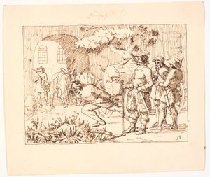 Illustration to St. St. Blicher, The Three Holy Evenings