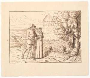 Illustration for St. St. Blicher, The Three Holy Evenings by Christen Dalsgaard