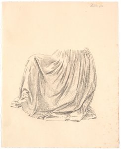 Drapery Study by Christen Købke