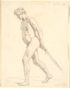 Walking Male Academy Model Pulling Ropes