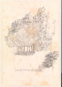 Gate and Trees at Rosendal