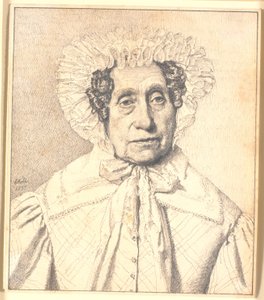 Portrait of Maren Krohn, née Rasmussen by Christen Købke