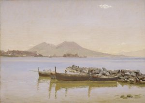 The Gulf of Naples with Vesuvius in the Background