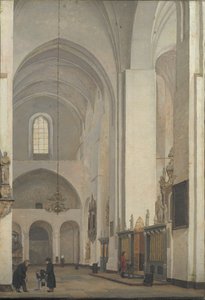 The Transept of Århus Cathedral by Christen Købke